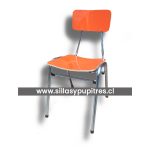 Silla casino naranja zincada_SYP