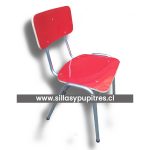 Silla normada N5 roja zincada_SYP