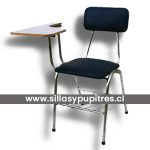 Silla tapizada universitaria zincada_SYP